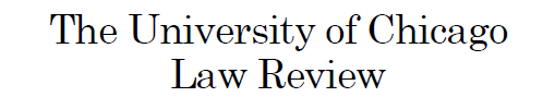 University of Chicago Law Review