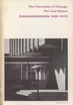 Law School Announcements 1969-1970