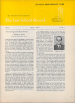 Law School Record, vol. 2, no. 2 (Spring 1952)