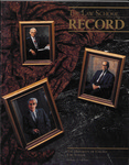 Law School Record, vol. 35, no. 2 (Fall 1989) by Law School Record Editors